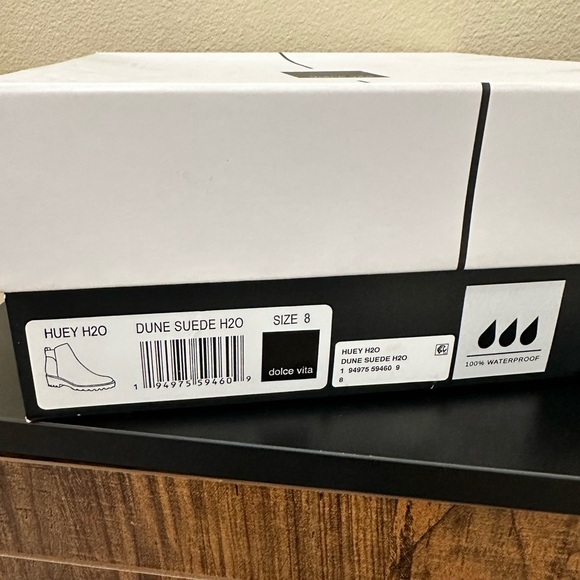 Dolce Vita Huey H2O Wide Booties Dune Suede Size 8 NIB - Picture 6 of 6